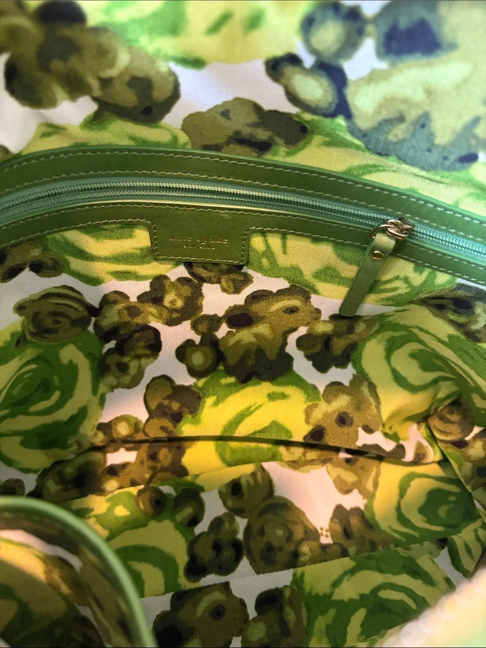 Vintage Kelly Green Kate Spade Shoulder Bag